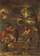 Salvator Rosa Odysseus and Nausicaa oil on canvas
